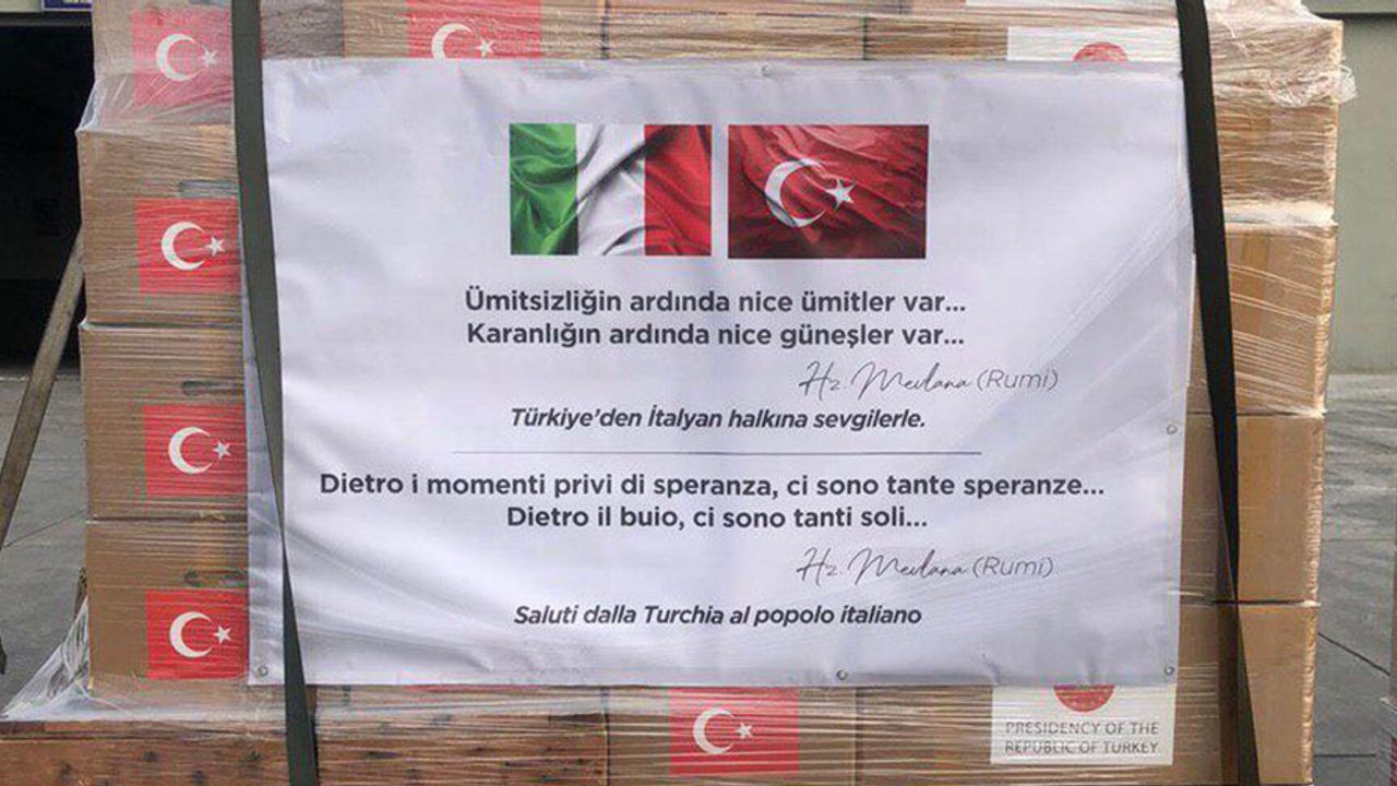 Türkiye, İtalya ve İspanya'ya Tıbbi Yardım Gönderdi