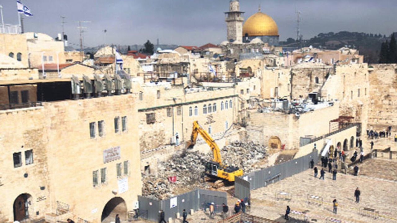 Kudüs'te Sözde Arkeolojik Kazılarla İslami İzler Yok Ediliyor