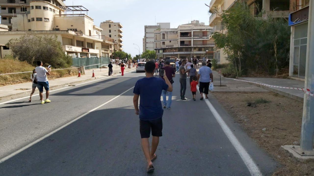 KKTC'de Maraş Bölgesinin Bir Bölümü 46 Yıl Aradan Sonra Halka Açıldı