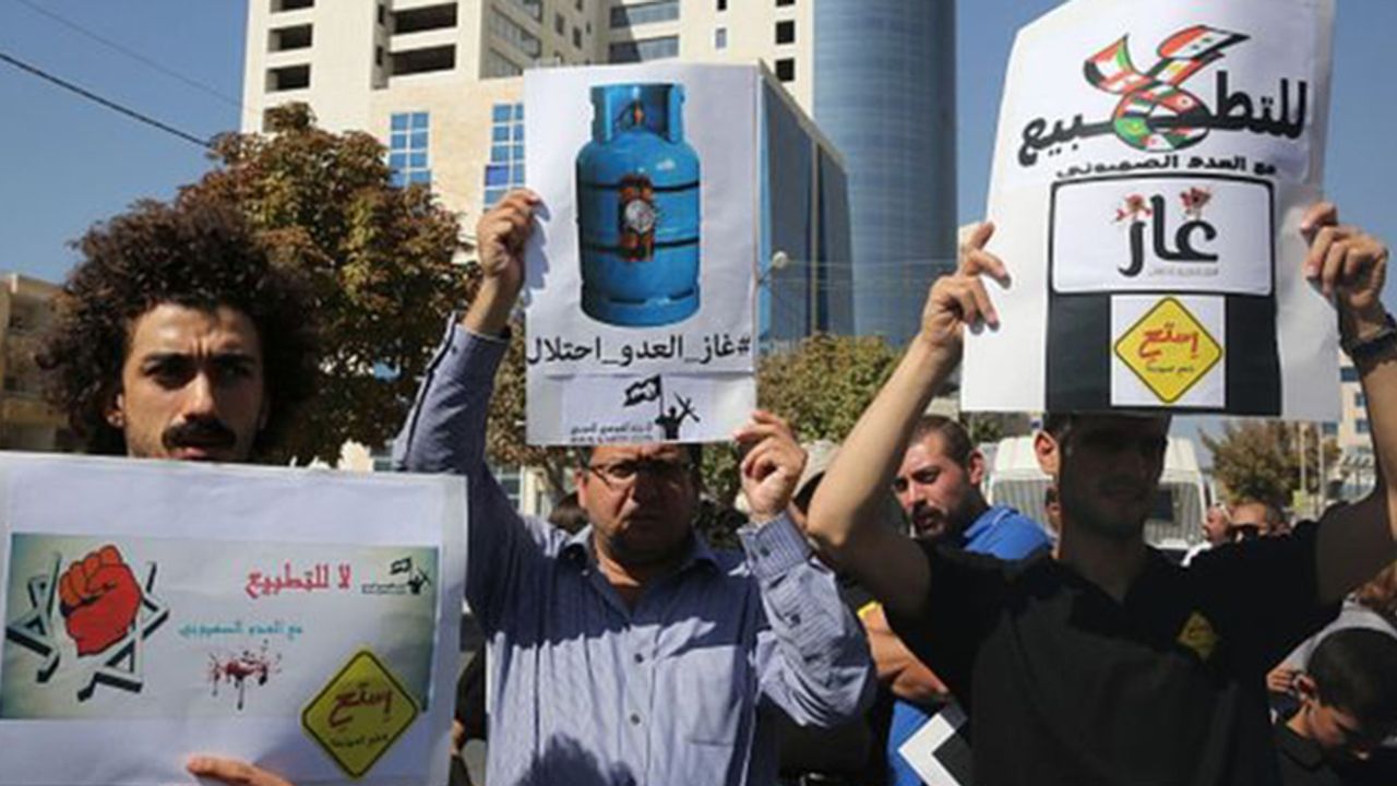 Ürdün İsrail'den Doğalgaz Almaya Başladı Halk Sokağa Döküldü