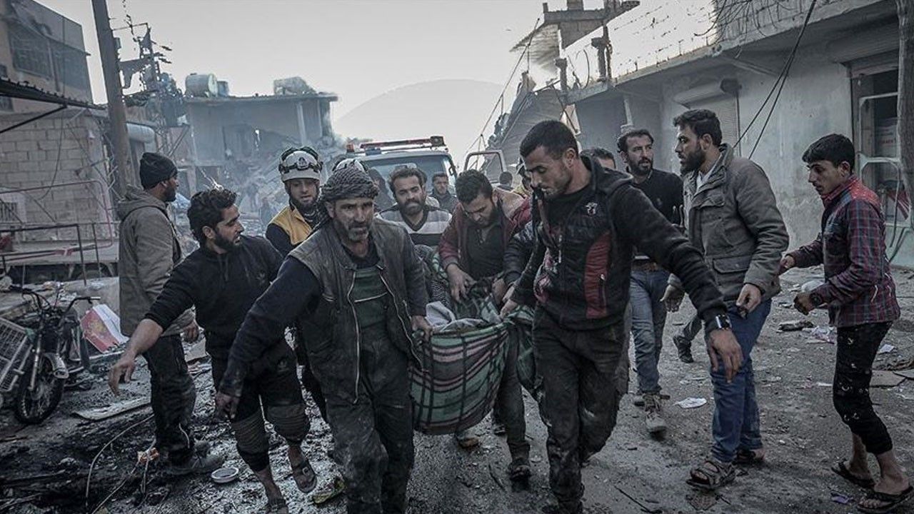 İdlib Gerginliği Azalatma Bölgesinde Pazar Yerleri Bombalandı