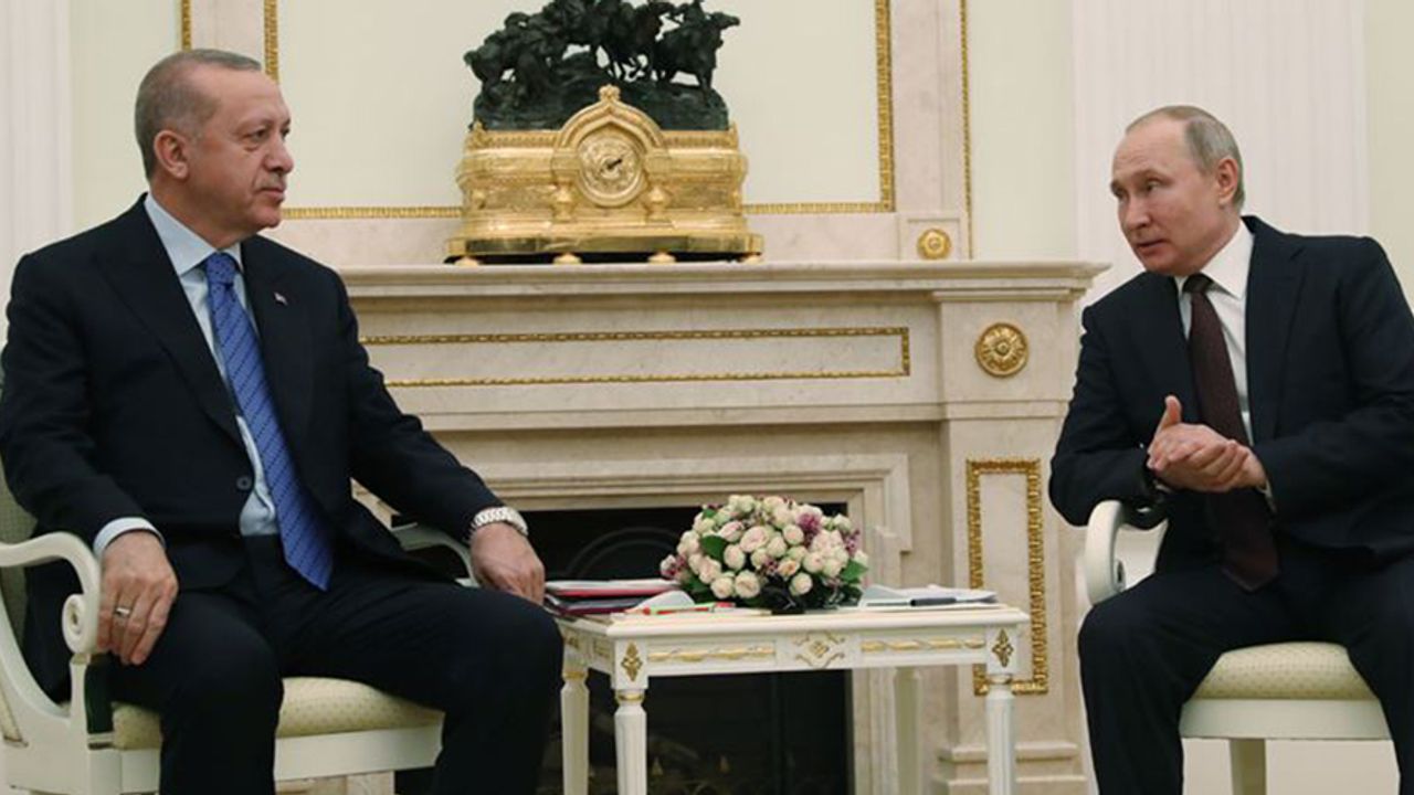 Erdoğan İle Putin Moskova’da Görüştü