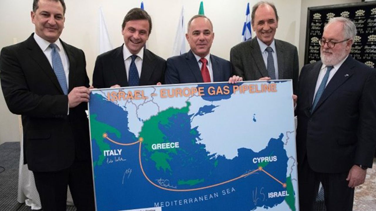 İsrail, Yunanistan ve Güney Kıbrıs Arasında Doğal Gaz Anlaşması İmzalandı