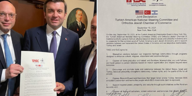 Türk Komite “Ortadoks Yahudi Ticaret Odası” İle Ortak Deklarasyon Yayımladı