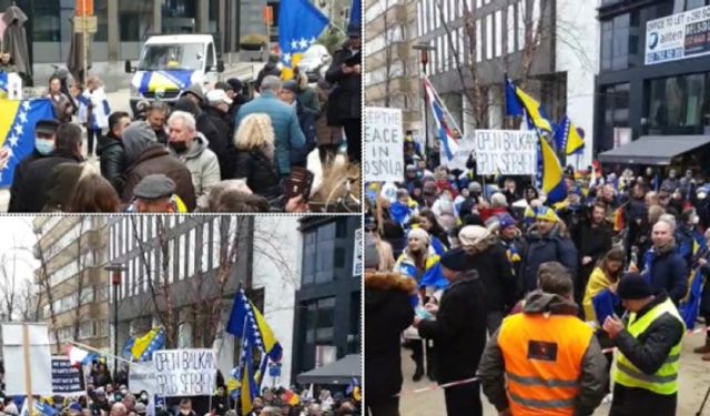 Dünya Genelinde 35 Kentte Bosna'da Savaş Karşıtı Protesto