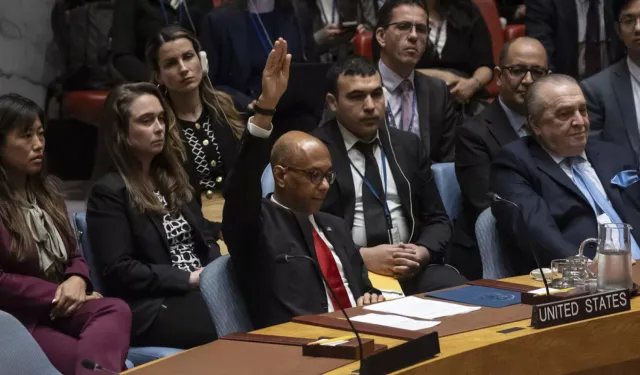 Amerika, Filistin'in Birleşmiş Milletler'e Tam Üyeliği Karar Tasarısını Veto Etti
