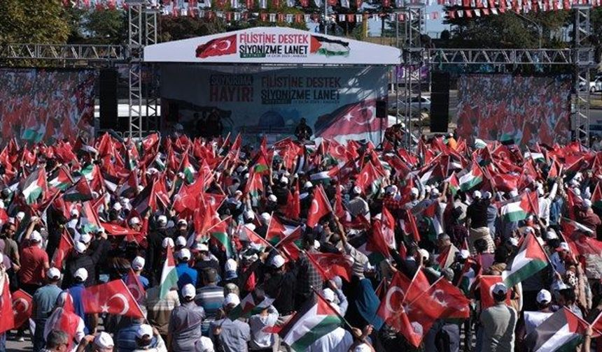 Ankara’da ‘Filistin’e Destek Siyonizm’e Lanet’ Mitingi: Suç Değil, Meşru Müdafadır