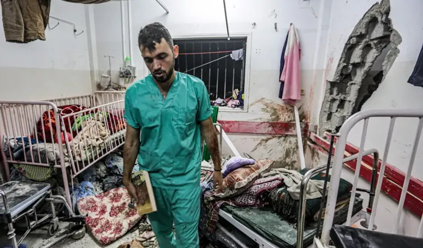 Gazze'de Basılan Nasser Hastanesi'nde Onlarca Hasta Bilinmeyen Akıbetle Karşı Karşıya
